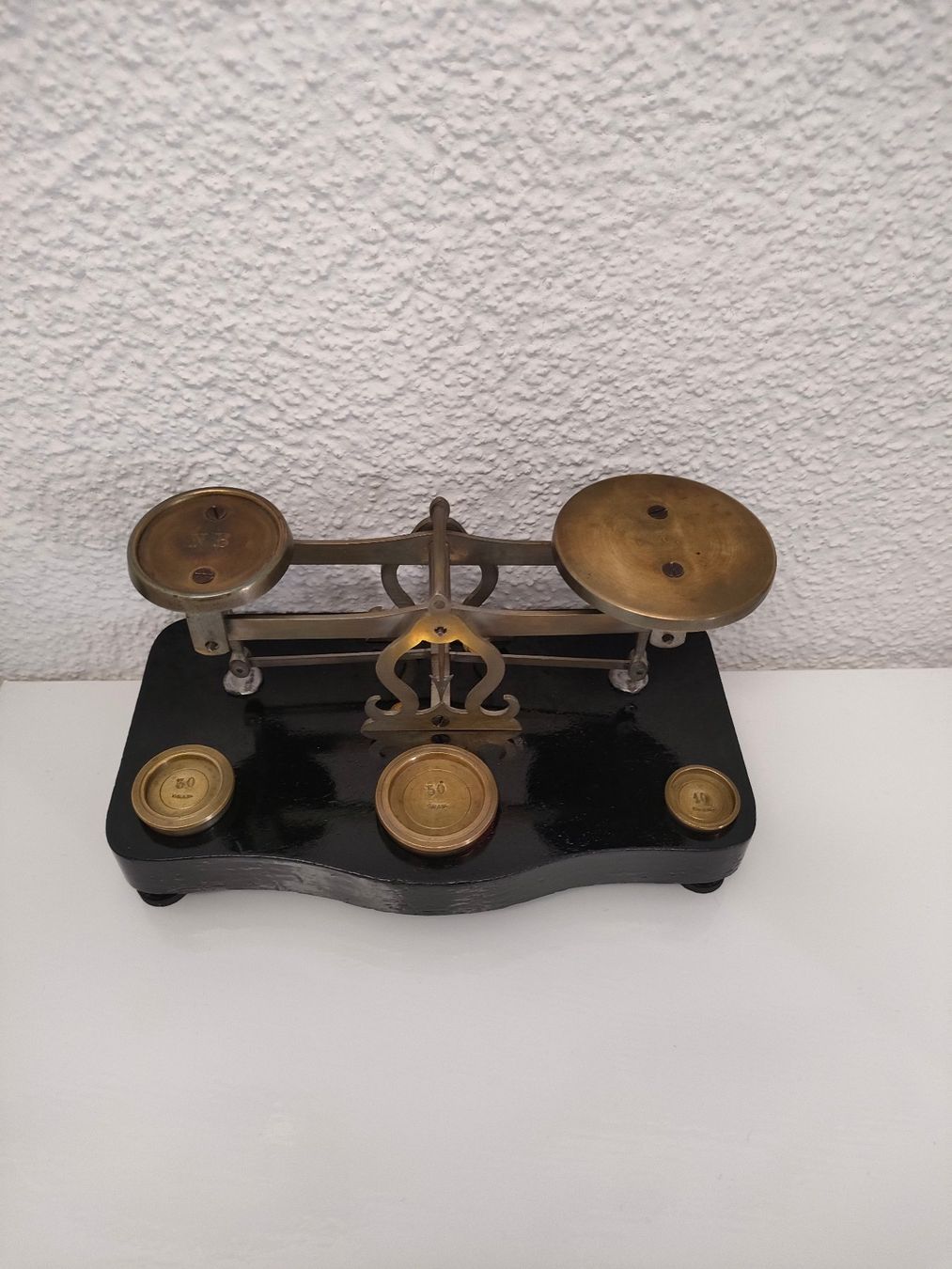 Altra tecnologia per ufficio: Vintage Messing Briefwaage mit Gewichten – Usato da Dietikon venduto da Tucumano1981 1
