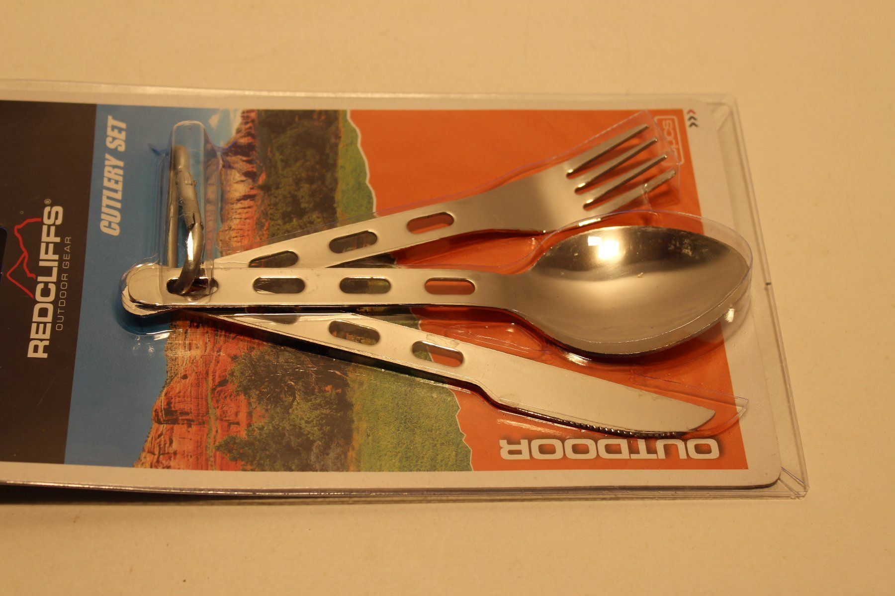 Set di posate: Outdoor Besteck Set  (Messer, Löffel, Gabel) – Nuovo e nell'imballaggio originale da Fehraltorf venduto da haefens 6