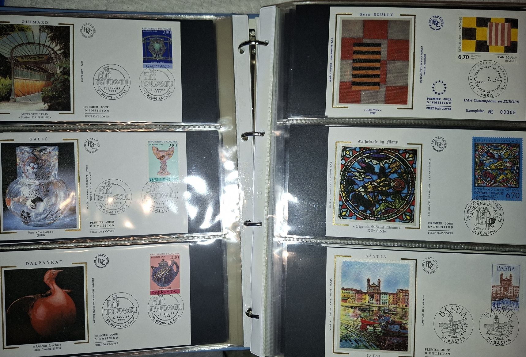 Tutti i francobolli: FDC / Briefe Frankreich 1993 - 1996 237Stk.  – Usato da Balgach venduto da SIMEON27 5