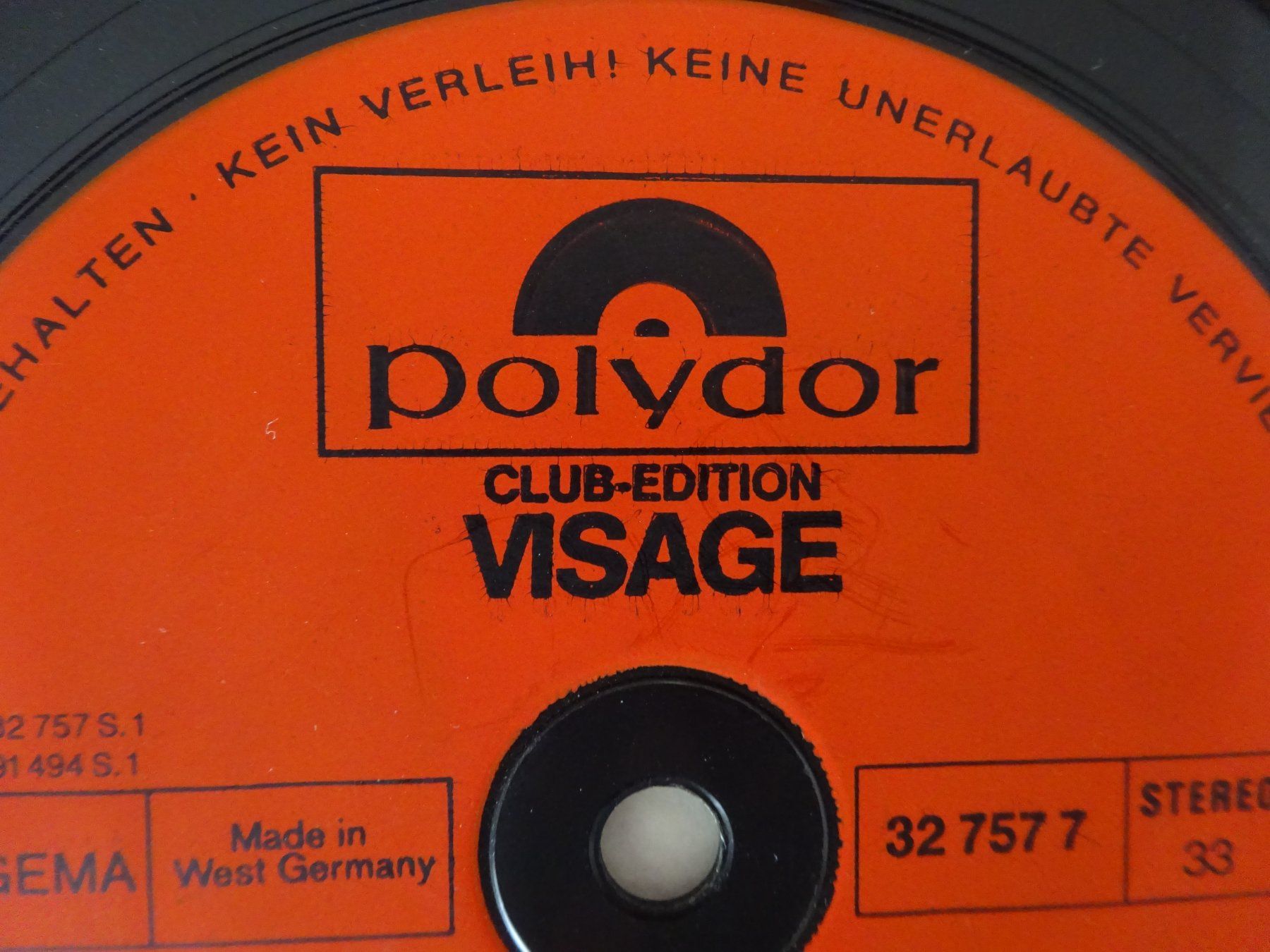 Dischi in vinile: VISAGE ** LP ** CLUB EDITION – Usato da Luzern venduto da xrayspex99 4