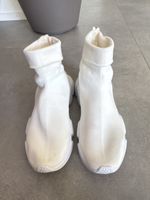 NA-KD Sneaker Boots Weiss, Grösse 38, neuwertig
