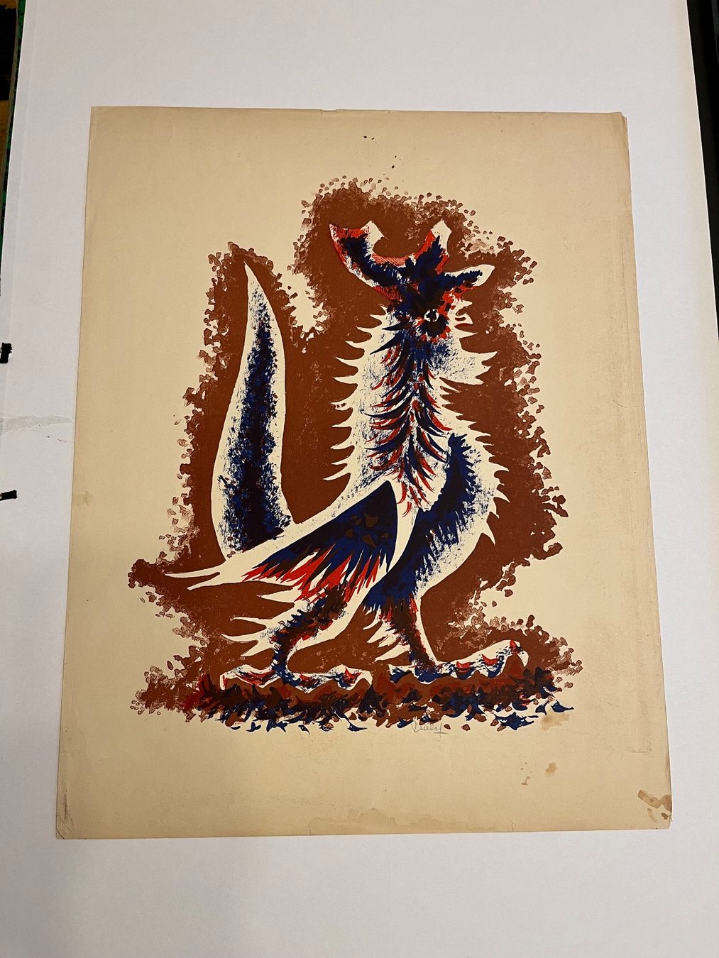 Grafica & Litografie: Lithographie Jean Lurçat – Usato da Montreux venduto da LeVintage33 1