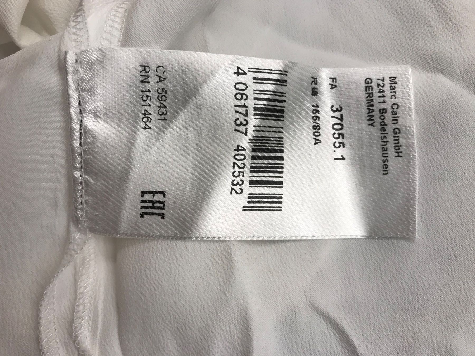 Marc Cain Camicette: MarcCain Blusentop, weiss, NEU – Nuovo e nell'imballaggio originale da Dübendorf venduto da Bella1177 7