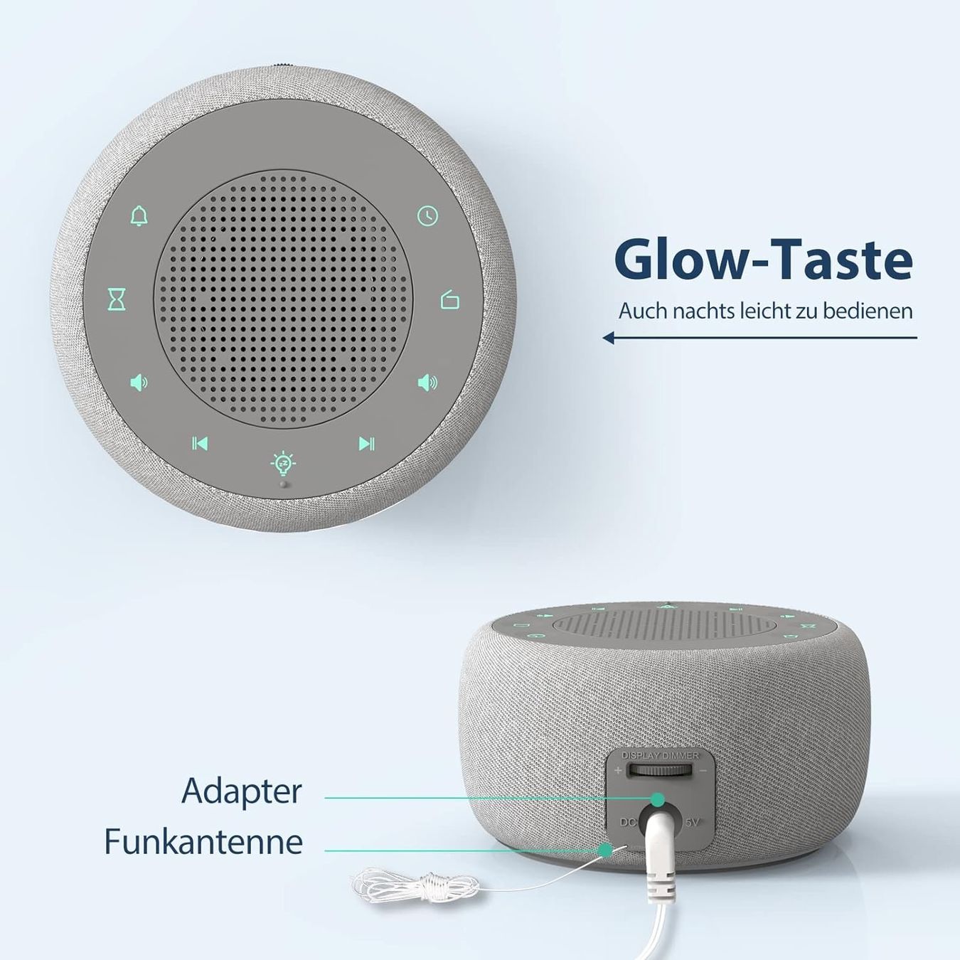 Sveglie: Digitaler Radiowecker Grau – Nuovo e nell'imballaggio originale da Nuglar venduto da SaleRitter 6