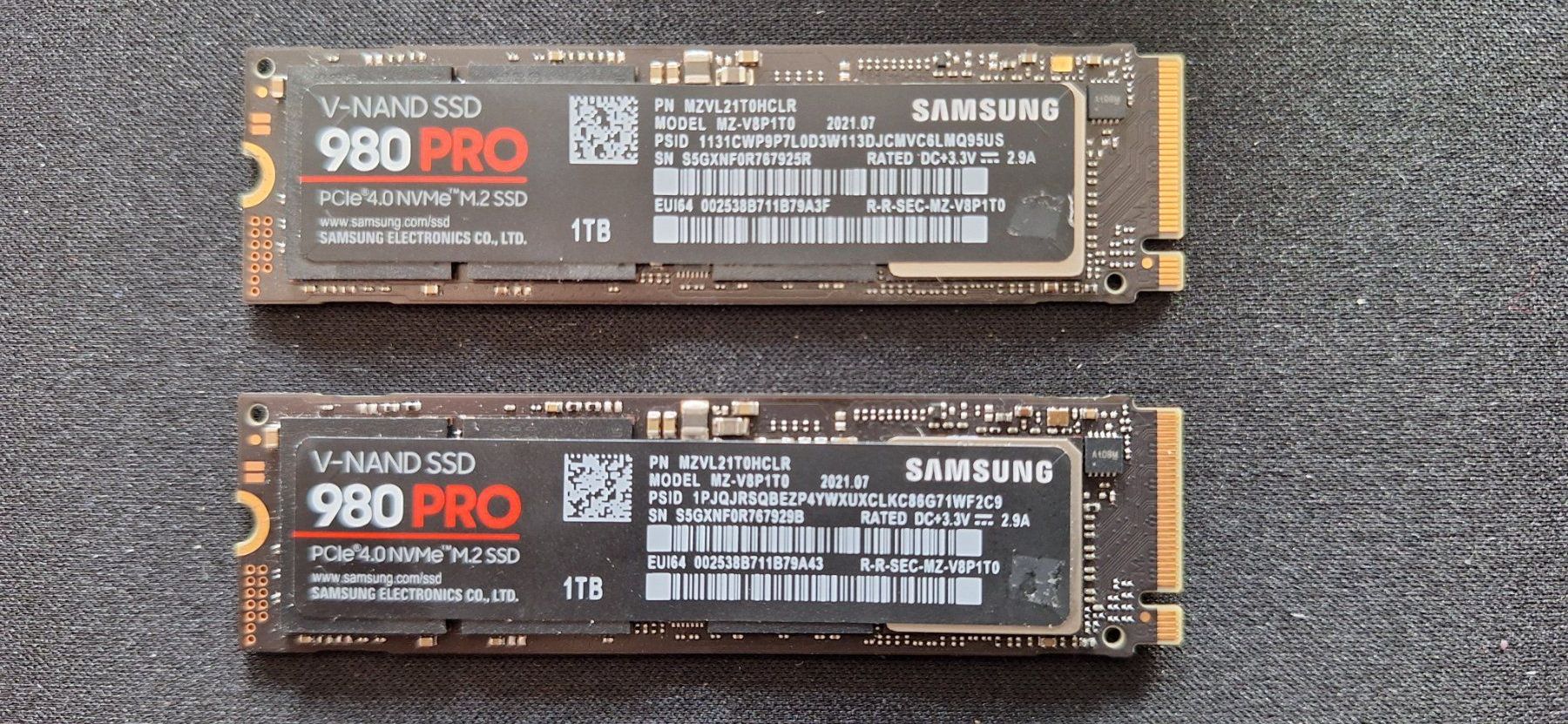 Samsung Disques durs: 2x Samsung 980pro SSD 1 TB Set – D'occasion à Berikon par texmurphy901