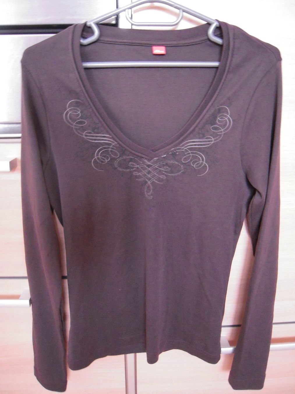 S.Oliver Maglioni & Felpe: Langarmshirt S.Oliver Braun Gr S – Nuovo (secondo la descrizione) da Uzwil venduto da visions77 1