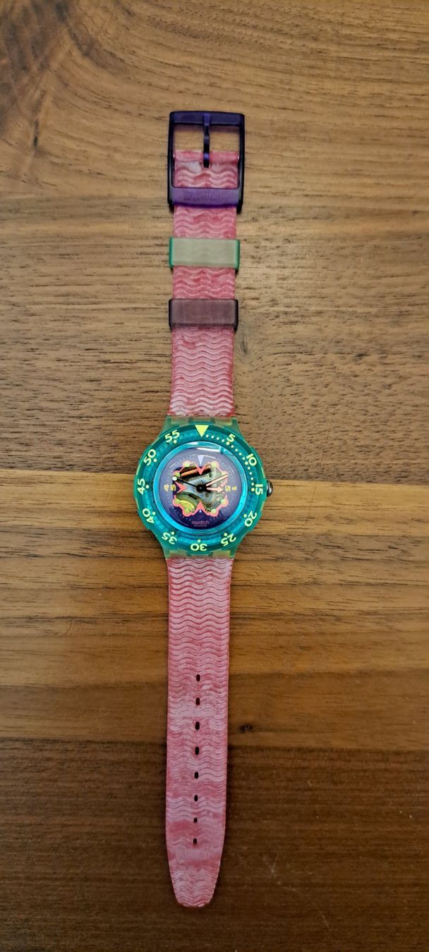 Swatch Orologi: Swatch Scuba 200 BAY BREEZE – Usato da Horw venduto da Himbi5 1
