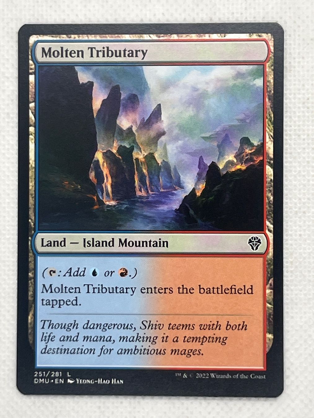 Magic The Gathering Cartes à collectionner: MTG Molten Tributary DMU 251 Englisch Common – D'occasion à Hinterkappelen par Kim1992