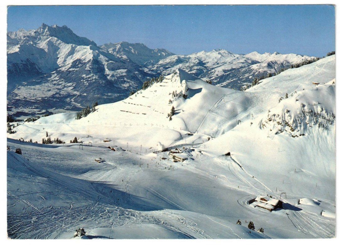 Cartes postales: Villars - Col de Bretaye mit Zug – D'occasion à Binningen par Mountainrider