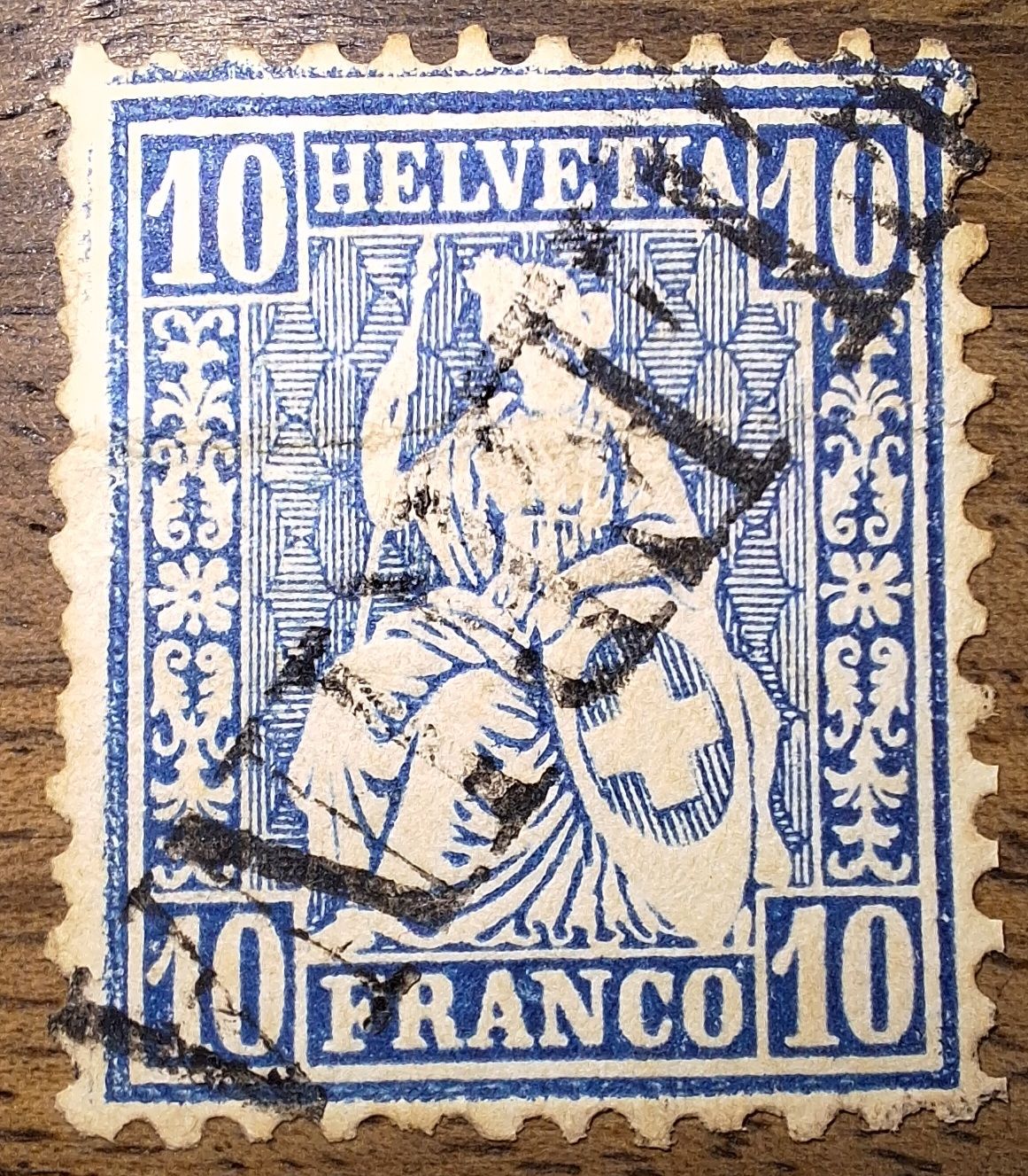 Alle Briefmarken: CELERINA AW 30/C Nr. 15 Kat. 3.- + 25  – Gebraucht aus Balgach von SIMEON27