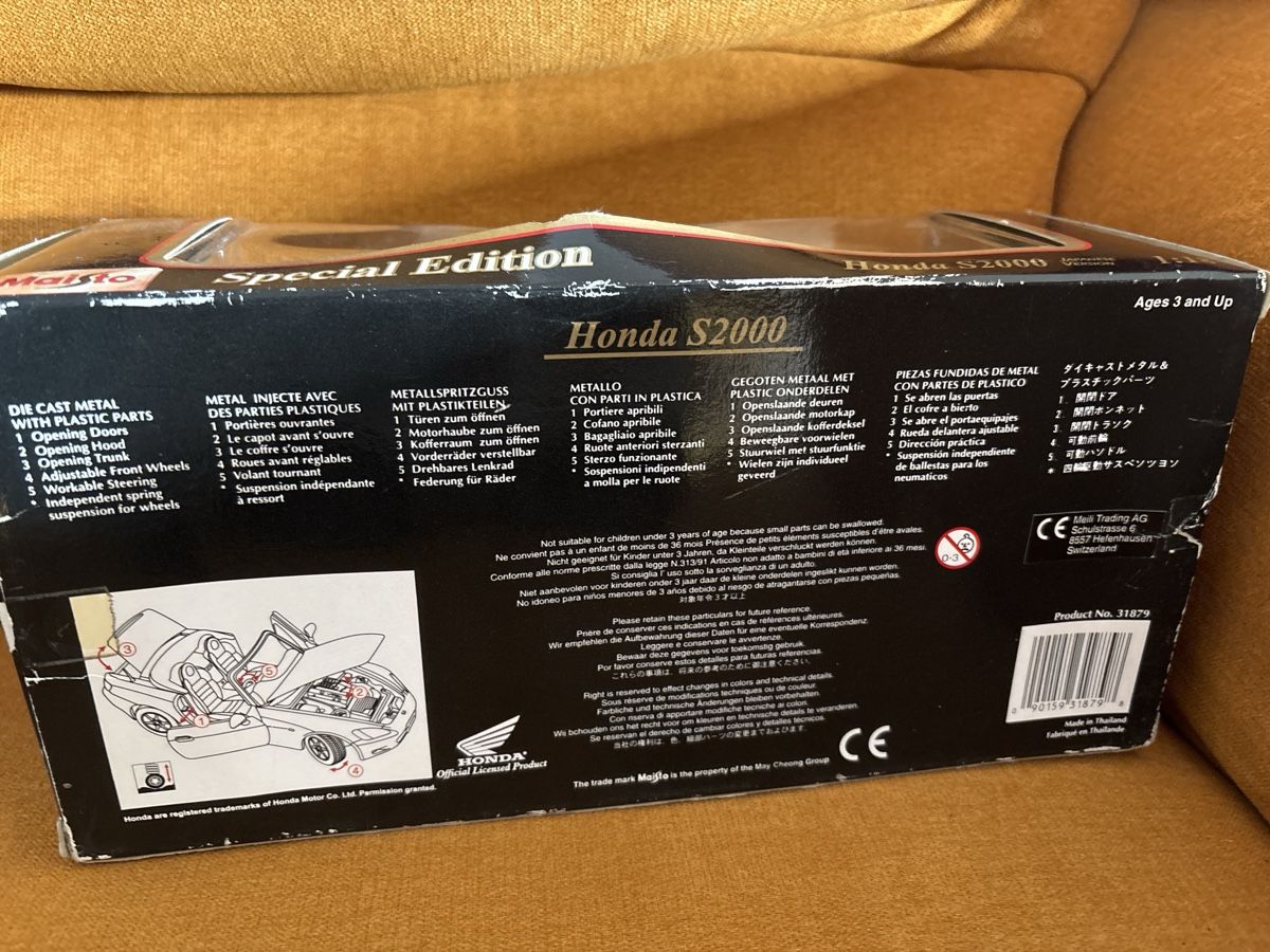Honda Modellautos: Honda S2000 Modellauto 1/18 – Gebraucht aus Rechthalten von Thierry_89 4