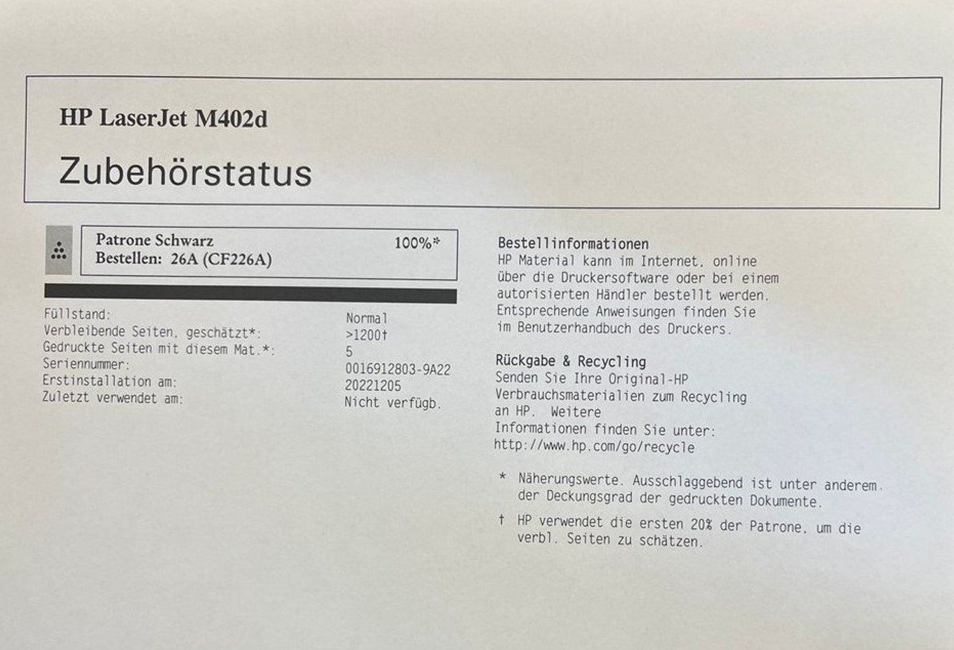 Hewlett Packard Stampanti: HP LaserJet Pro M402d, Duplexdrucker, neu, Top Angebot – Nuovo (secondo la descrizione) da Glattbrugg venduto da copytron 4