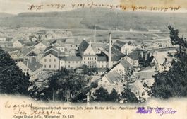 Ober-Töss   ZH   -  Maschinenfabrik RIETER & Cie.,   um 1906