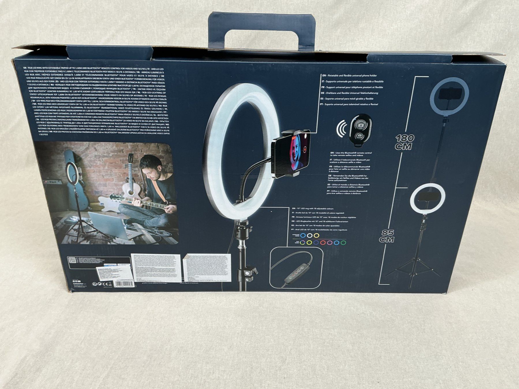 Support: CELLULARLINE Selfie Ring Pro Multicolor – Neuf (Voir description) à Richterswil par Restwert_Richterswil 9