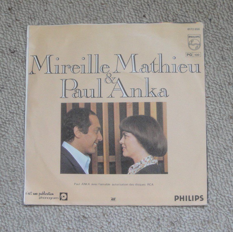 Dischi in vinile: Single PAUL ANKA im DUETT mit MIREILLE MATHIEU – Nuovo (secondo la descrizione) da Bern venduto da Mekongbeach 1