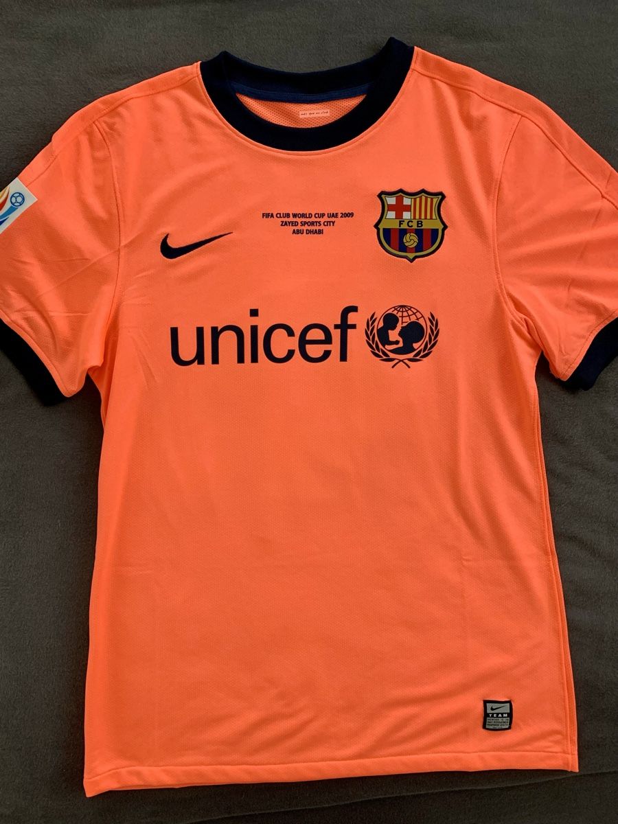FC Barcelona Canottiere & Pantaloni: FC BARCELONA MESSI PLAYER ISSUE TRIKOT BARCA NIKE MATCHWORN – Nuovo (secondo la descrizione) da Rain venduto da JerseyLegends 4