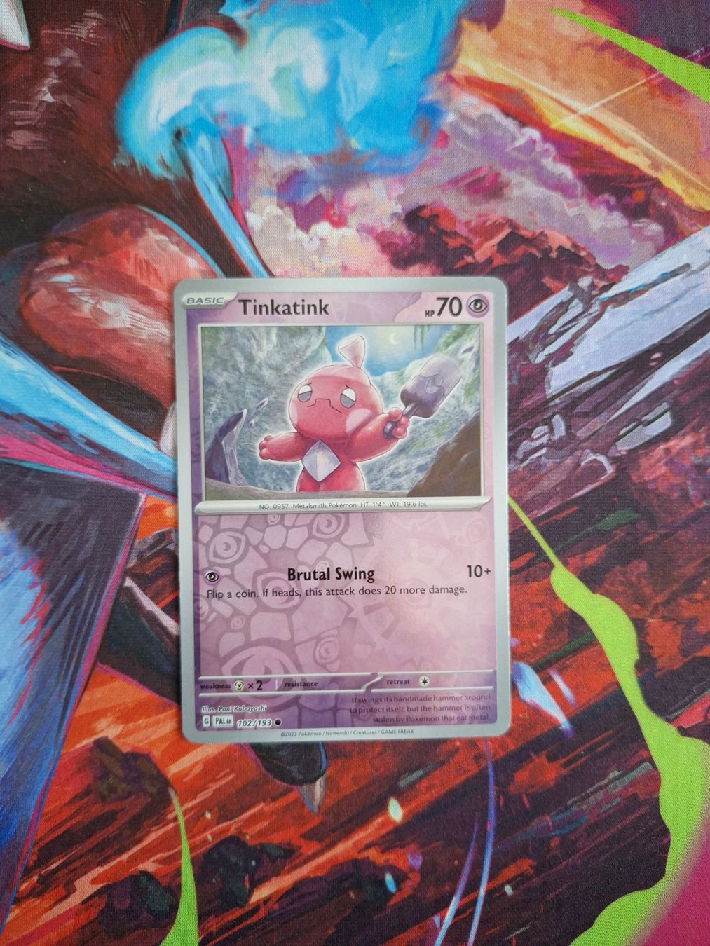 Pokémon Carte collezionabili: Tinkatink - Reverse Holo - Pokemon Paldea Evolved – Usato da Altstätten SG venduto da GGsGameshop