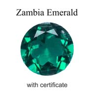 Smaragd (Emerald) Laborzucht 2,0x2,0x1,44mm. inkl Zertifikat