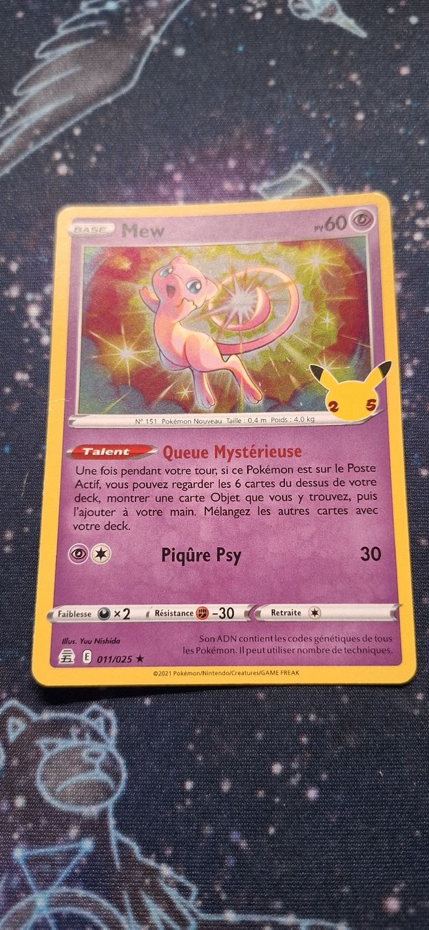 Pokémon Cartes à collectionner: Mew Célébration 25th stamp - 011/025 FR  – D'occasion à Petit-Lancy par Kara_TCG 1