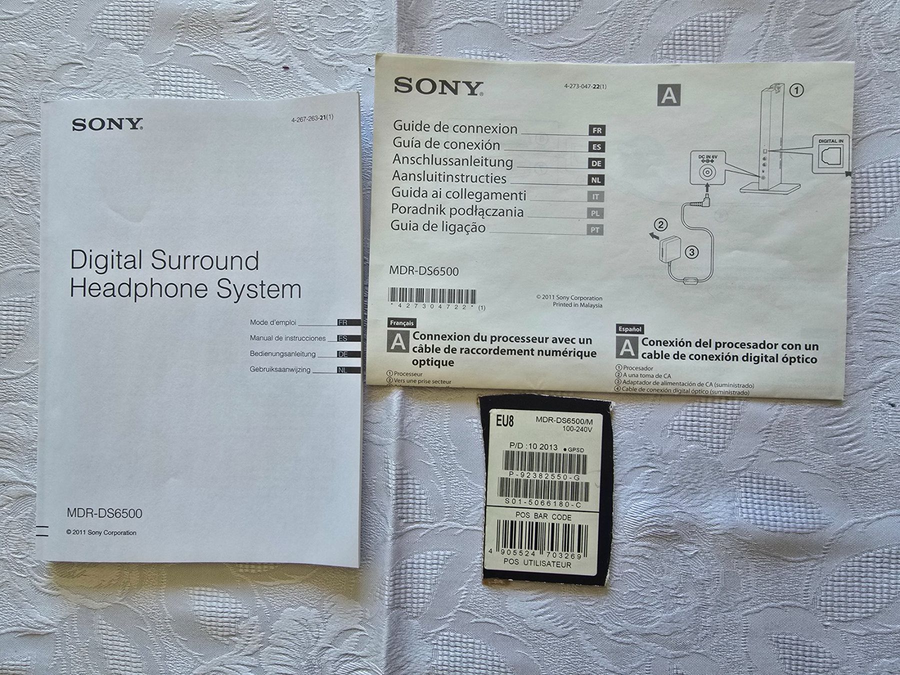 Sony Cuffie: Sony Digital Surround Funkkopfhörer-System MDR-DS6500 – Usato da Wetzikon ZH venduto da Tonido 8