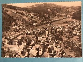 Alte Ansichtskarte Bauma ZH, Luftaufnahme