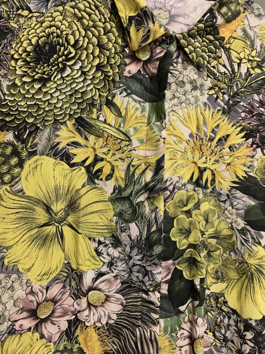 Marc Cain Camicette: Marc Cain Seide Bluse blumige. S 36 – Usato da Unterseen venduto da jpowers1971 1