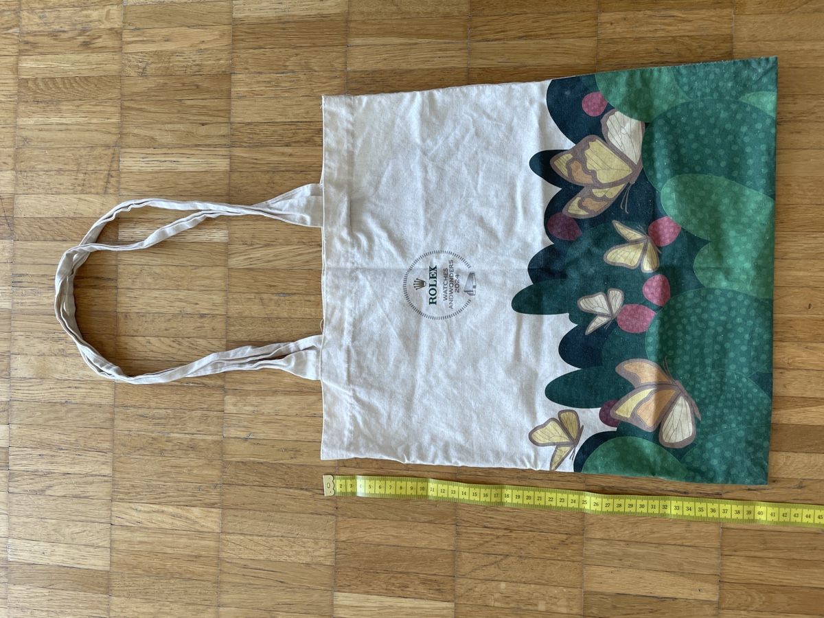 Borse: Tote Bag Rolex Butterflies Cotton – Nuovo (secondo la descrizione) da Neuchatel venduto da shi_9fzw 1