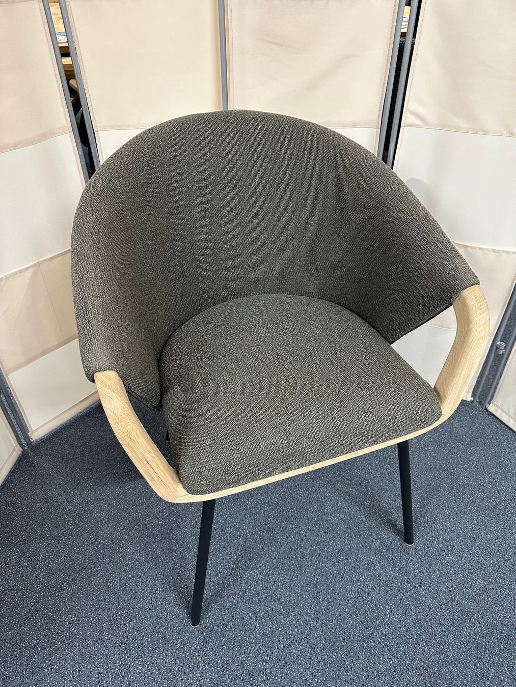 Stühle: 3 Sessel TERRAFINE Asteiche Bianco Stoff Q2 – Neu (gemäss Beschreibung) aus Unterentfelden von moebelrufli 1