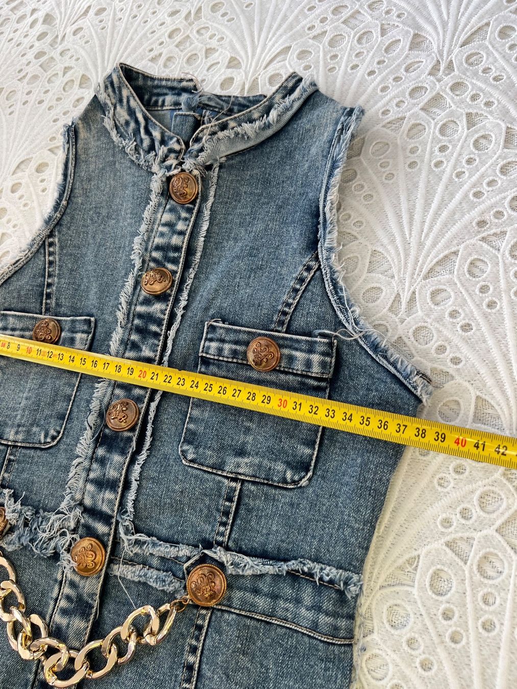 Vestiti & Gonne: Denim Jeans Mädchen Kleid Gr 158/164 – Usato da Frenkendorf venduto da Style365 4