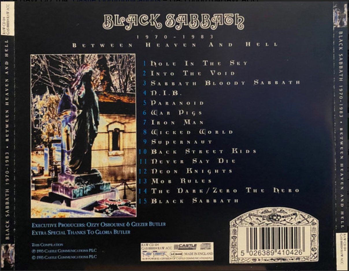 CD: Black Sabbath - Between Heaven and Hell (1970-1983) – Usato da Brunnen venduto da Barfly5 1