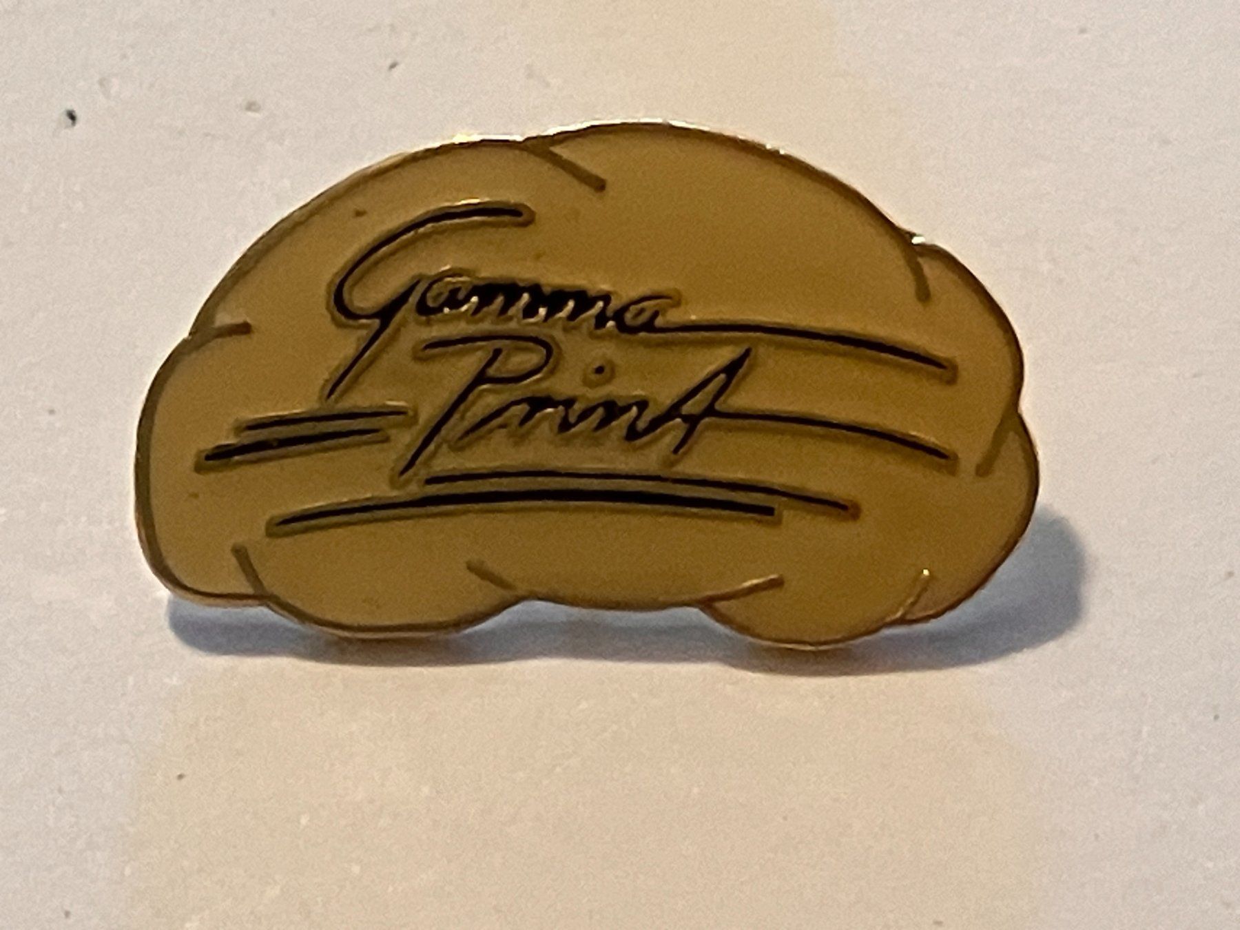 Placchette & Badge: 1 Pin Gamma Print – Usato da Basel venduto da djwwpp