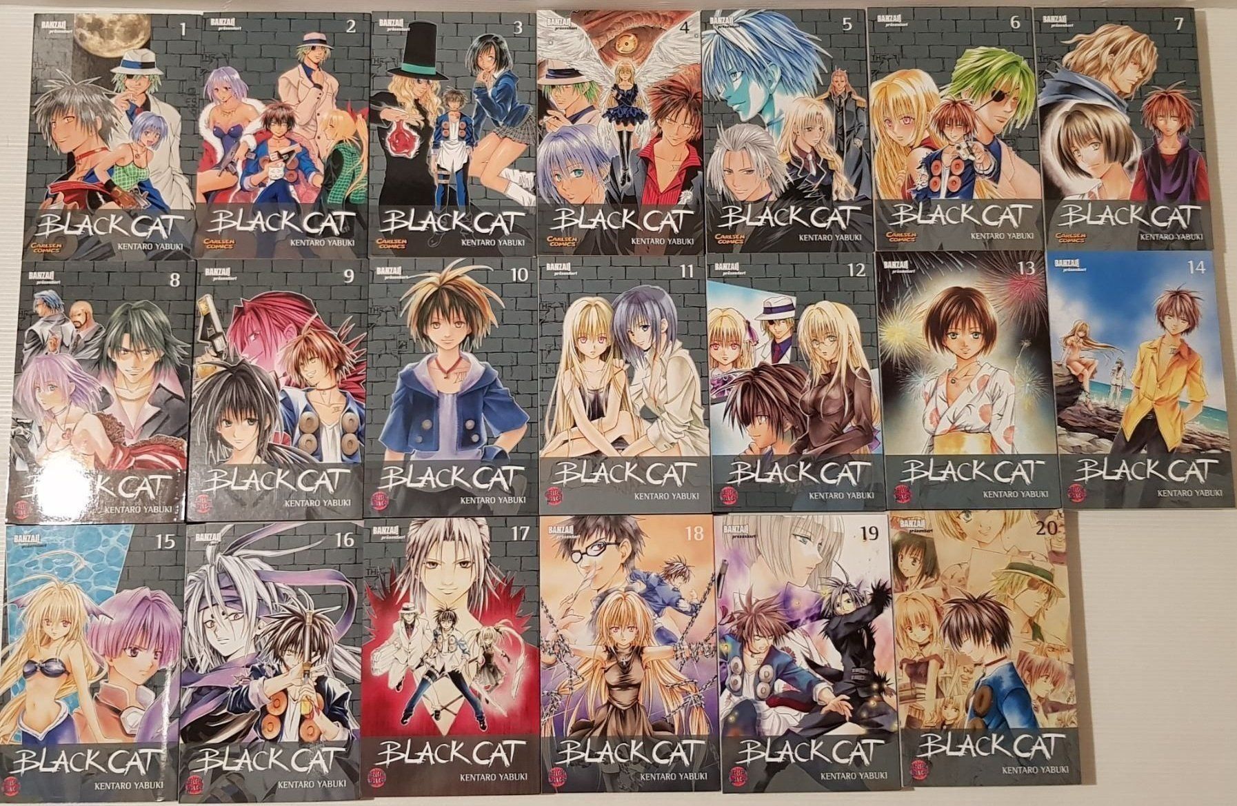Fumetti: Black Cat 1 bis 20 - Manga – Usato da Münchenstein venduto da vitalfit
