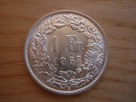 (C1) 1 Franken 1967 STGL