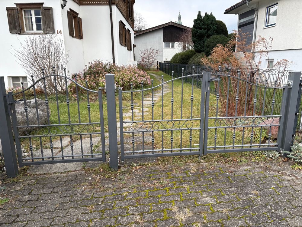 Luxus Gartentor Metall Gebraucht Bild