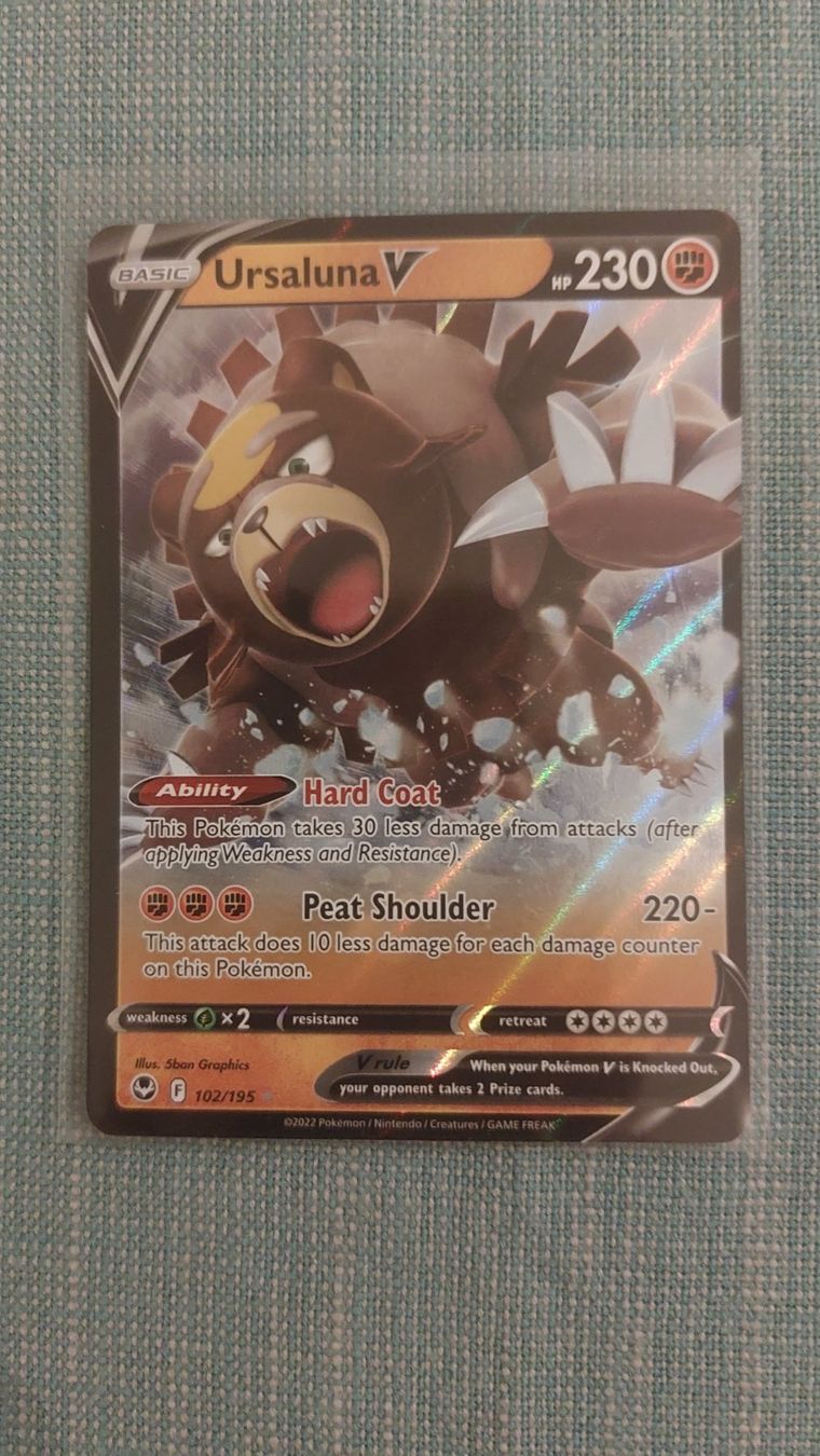 Pokémon Sammelbilder & Trading cards: Ursaluna V Silver Tempest – Neu (gemäss Beschreibung) aus Bellinzona von Pagur