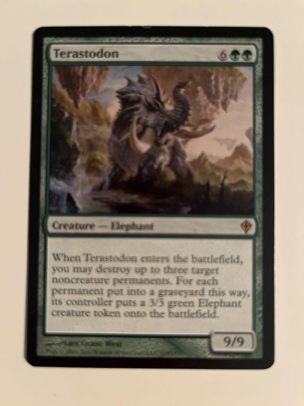 Magic The Gathering Carte collezionabili: 1 x Terastodon - Magic: The Gathering - MtG – Usato da Kriens venduto da Shadi1980