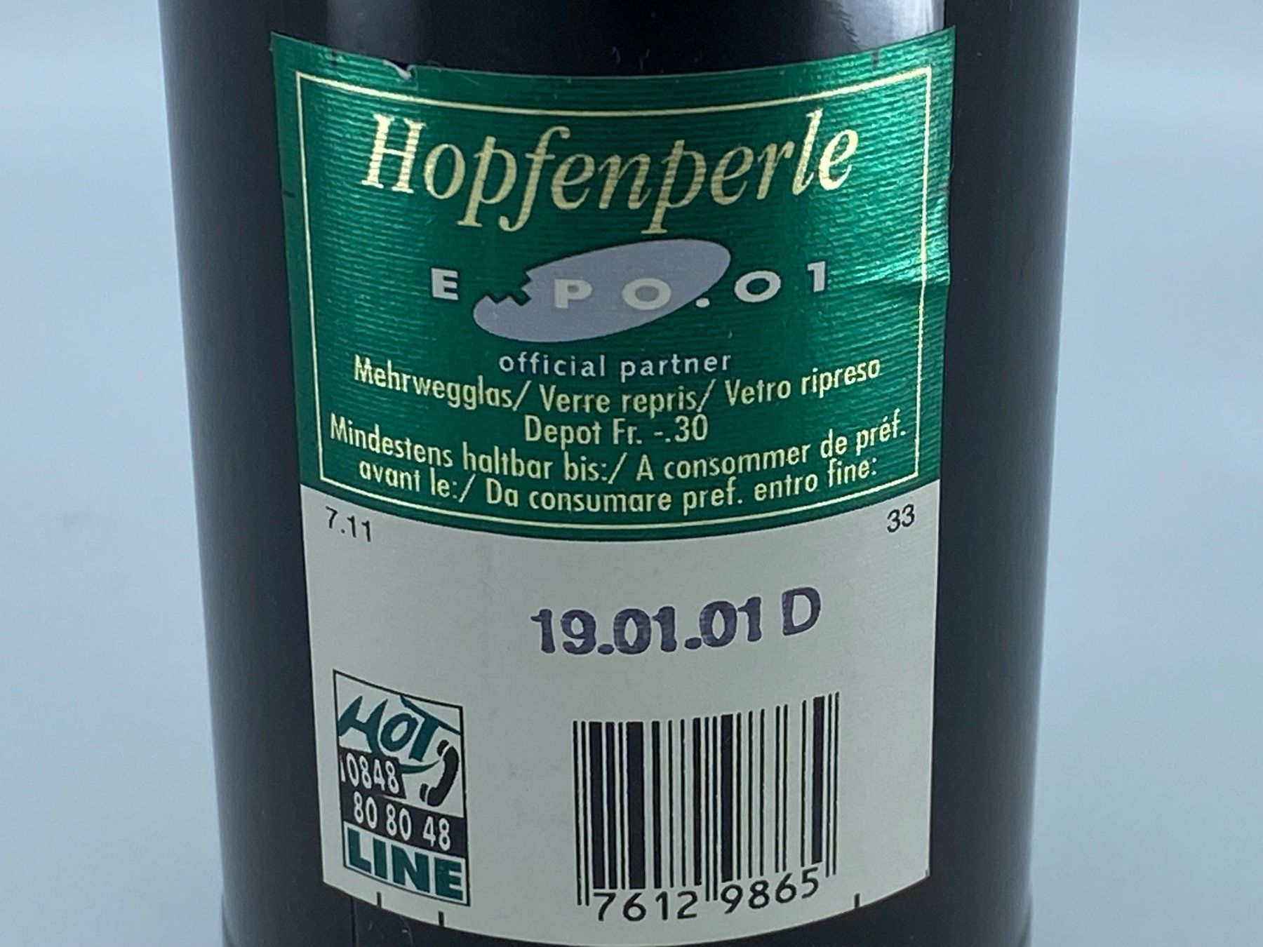 Feldschlösschen Bevande alcoliche: Feldschlösschen Hopfenperle - 19.01.2001 – Nuovo (secondo la descrizione) da Langwiesen venduto da Restposten-24 2