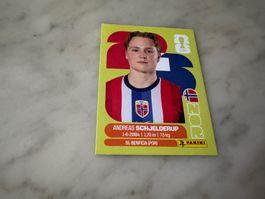 Panini Fifa WM 2026 Sticker Andreas Schjelderup NOR 12