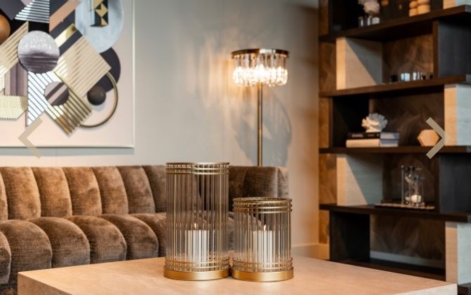 Scaffali: RICHMOND INTERIORS** Display cabinet Waldorf brown – Nuovo e nell'imballaggio originale da Ruswil venduto da Miami-2026 3