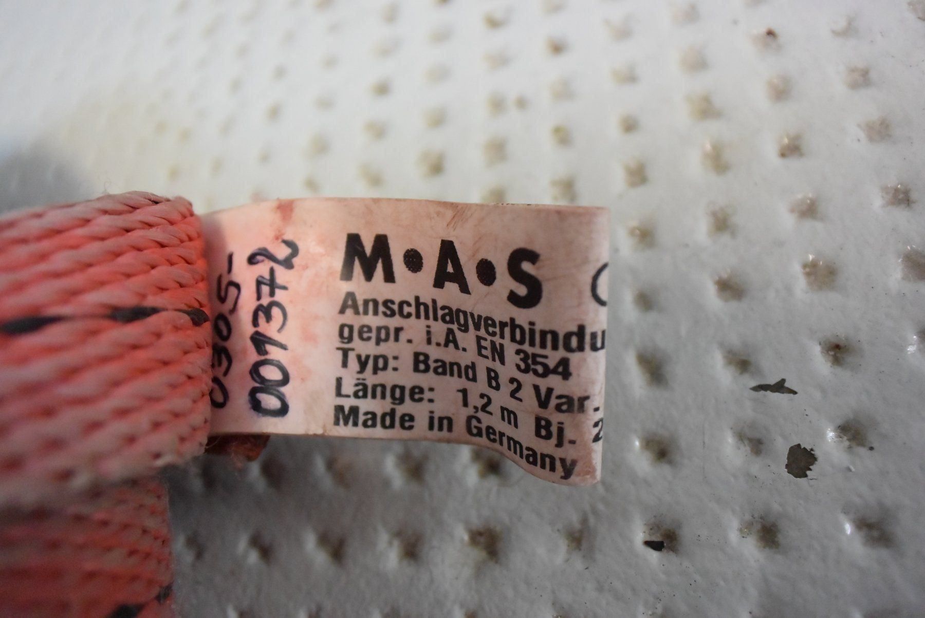 Attrezzatura da arrampicata: Bandschlingen 1,20m 25 kN rot 3Stk. GEBRAUCHT – Usato da Münchenstein venduto da hebetechnik-shop 3