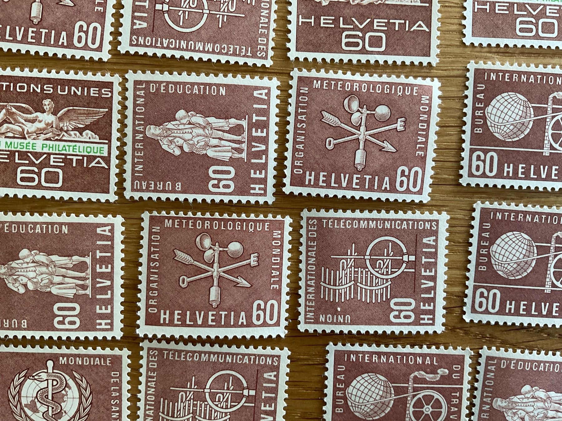 Tutti i francobolli: 60Fr Ämter Frankaturware ungestempelt postfrisch Sammlung – Nuovo (secondo la descrizione) da Wil SG venduto da Chefsugus 5