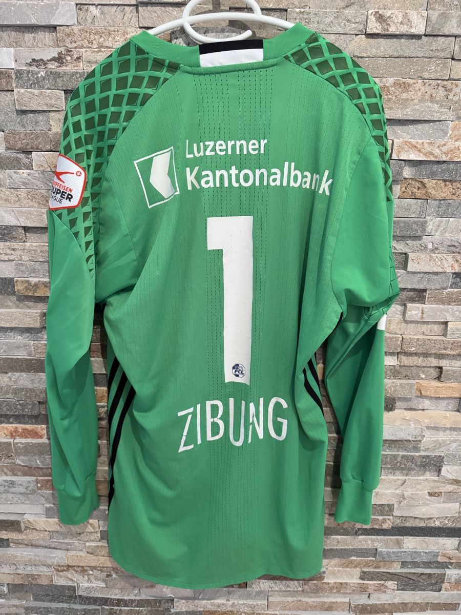 Canottiere & Pantaloni: FC Luzern D. Zibung Matchworn/Matchissued – Usato da Cham venduto da fuli 1