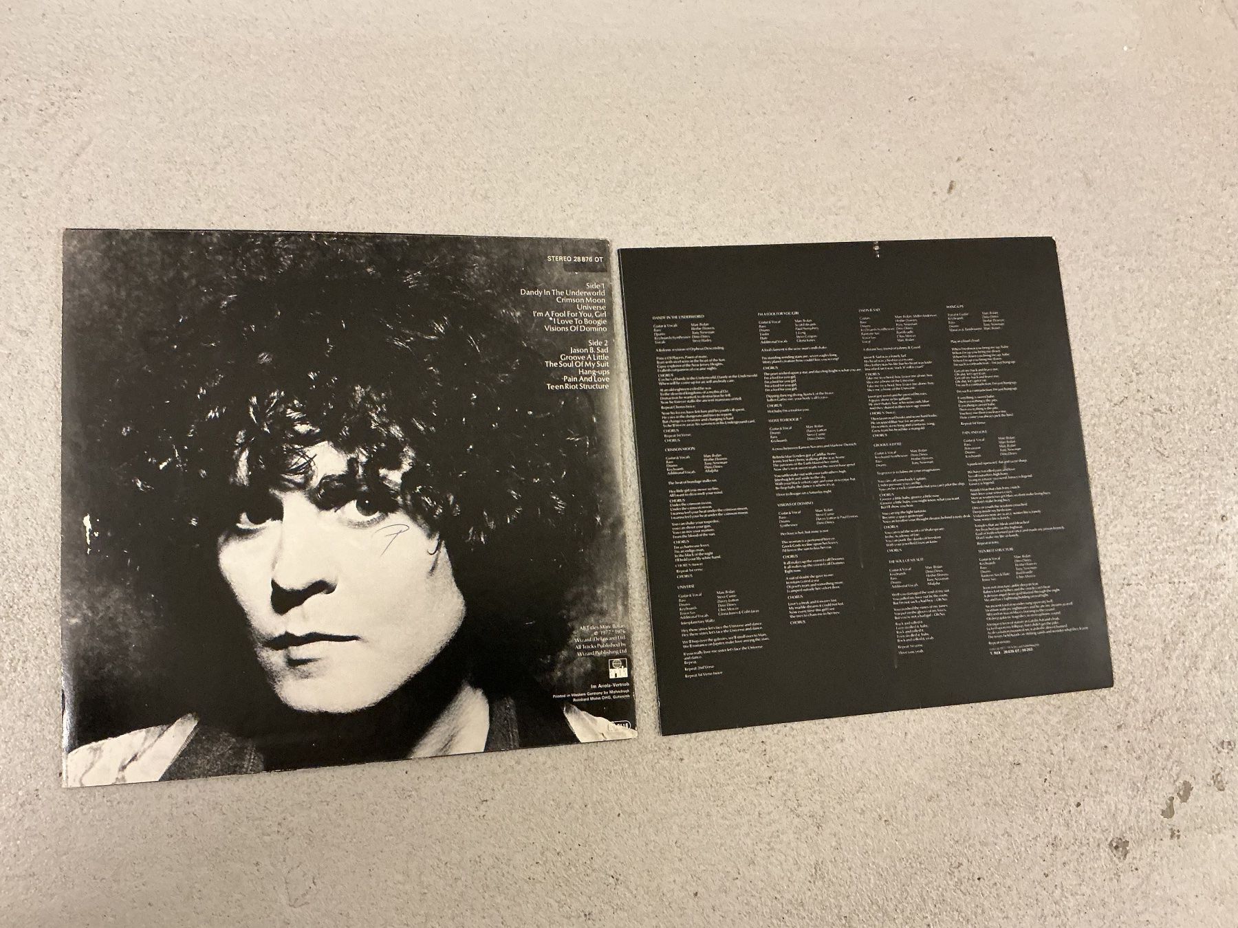 Schallplatten: T. Rex LP - Dandy In The Underworld – Gebraucht aus Winterthur von Tumko-Vinyl 1