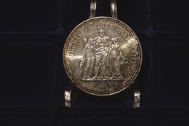 Silber 50 Francs Frankreich 1973 fast Prägefrisch