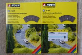 2 neue Päcke mit Strassenmarkierungs Schablonen für Spur N