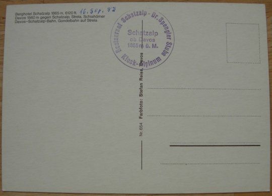 Cartes postales: Ansichtskarte ungelaufen - Davos Schatzalp - Strela – D'occasion à Dübendorf par rumpumpel 2