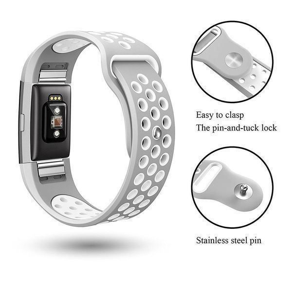Hometrainer: Silikon Armband Fitbit Charge 2 – Nuovo e nell'imballaggio originale da Zürich venduto da Watch-247 1