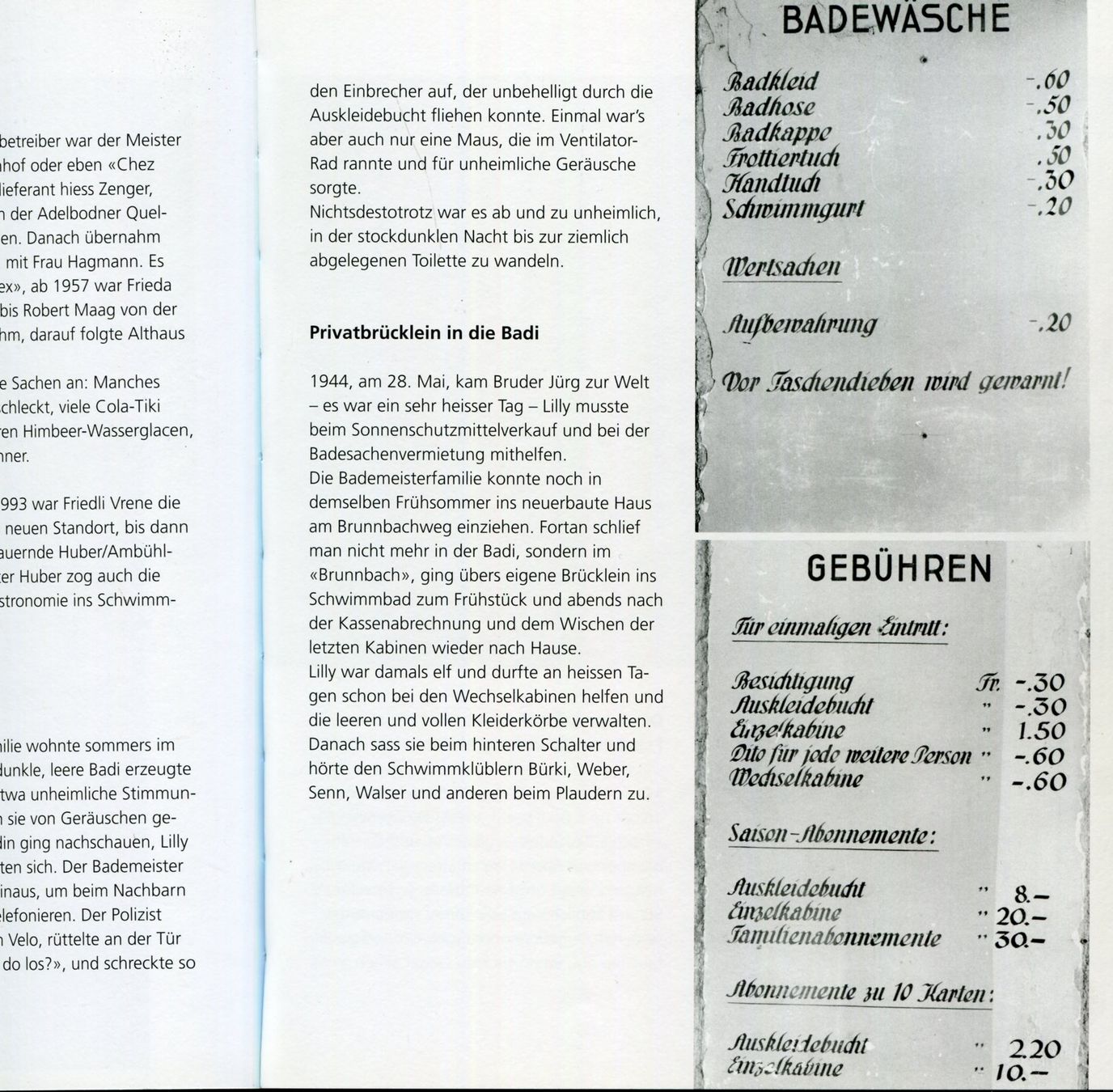 Libri: Langenthal, Badi, Schwimmbad, Oberaargau – Usato da Aarau venduto da Elmaar41 3
