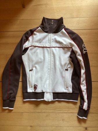 Scott Sport Jacke, Grösse M, Braun/Weiss