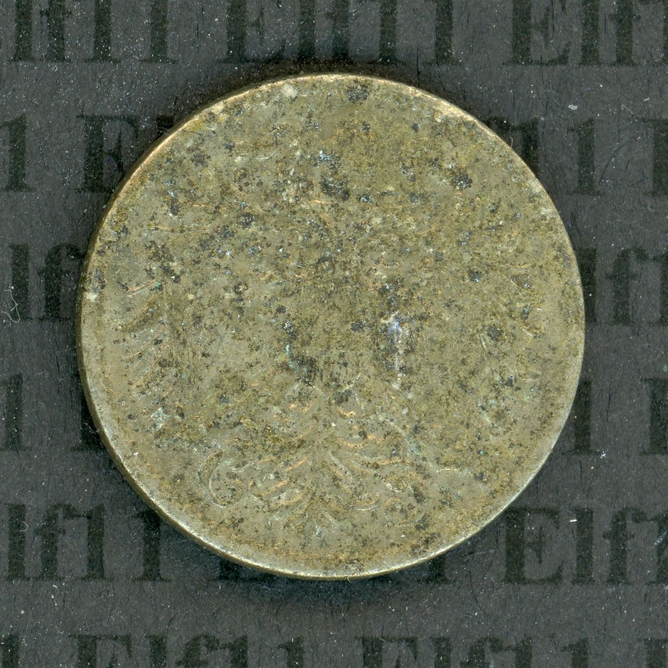 Tutti le monete: ATK___0.10 1916 mit Bindenschild ss 10 Heller – Usato da Widnau venduto da Elf11 1